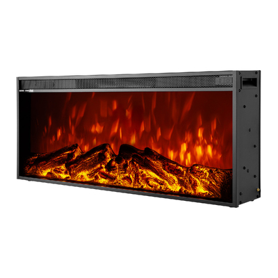 Електрическа камина за вграждане Tasmania, Art Flame, 367x883x160 mm, 1500W, 2 нива на отопление, 5 нива на интензивност на пламъка, Таймер