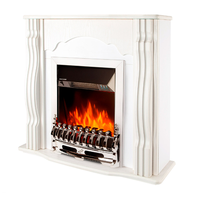 Electric fireplace Clasic & Galileo silver, Art Flame, 883x950x300 mm, 2000W, Thermostat, 5 flame brightness levels, Timer