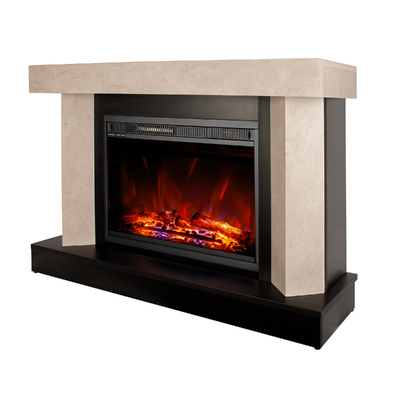 Електрическа камина Palermo mini & Lorance, Art Flame, 750x1050x320 мм, 1500W, 3 цвята пламък, 2 нива на отопление, 5 нива на интензивност на пламъка