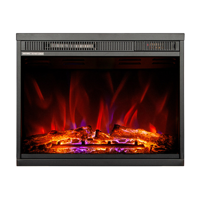 Електрическа камина за вграждане Lorance, Art Flame, 470x585x180 mm, 1500W, 3 цвята пламък, 2 нива на отопление, 5 нива на интензивност на пламъка