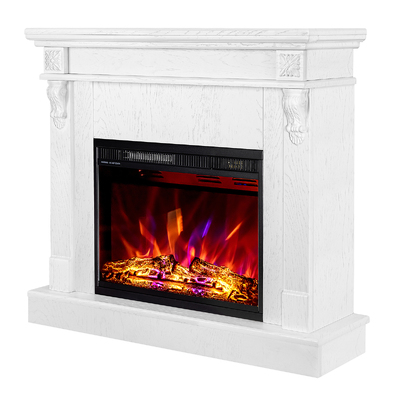 Електрическа камина Solomon & Lorance, Art Flame, 900x1000x320 мм, 1500W, 3 цвята пламък, 2 нива на отопление, 5 нива на интензивност на пламъка