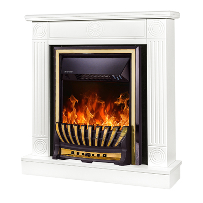 Електрическа камина Donald & Meridian, Art Flame, 865x820x250 мм, 2000W, Термостат, 5 нива на интензивност на пламъка, Таймер 