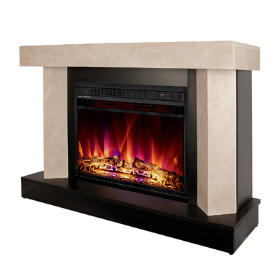 Електрическа камина Palermo mini & Lorance, Art Flame, 750x1050x320 мм, 1500W, 3 цвята пламък, 2 нива на отопление, 5 нива на интензивност на пламъка