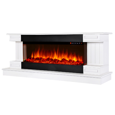 Electric fireplace Arizona mini & Dalas, Art Flame, 603x1470x430 mm, 1500W, 30 color combinations, Thermostat, Logs and crystals