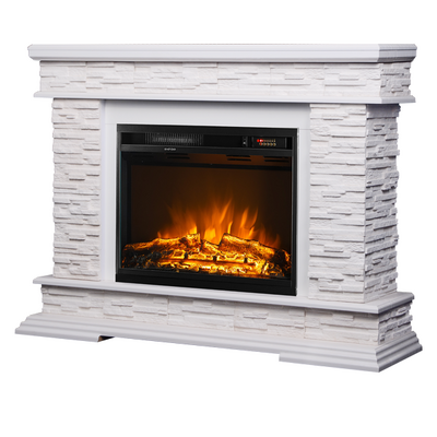Електрическа камина Stone & Lorance, Art Flame, 880x1180x305 мм, 1500W, 3 цвята пламък, 2 нива на отопление, 5 нива на интензивност на пламъка