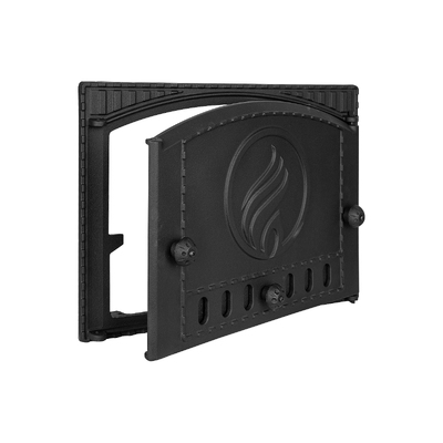 Stove door K 212, Art Flame, 435×320 mm, Cast iron, 700–950℃ resistance, Rotary opening