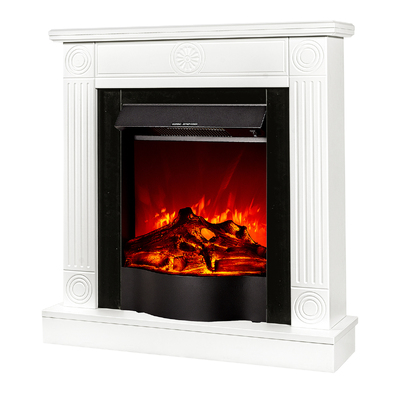 Електрическа камина Donald & Corsica, Art Flame, 865x820x250 мм, 1500W, 2 нива на отопление, 5 нива на интензивност на пламъка, Бутон за включване