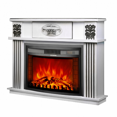 Електрическа камина Roma mini & Zakynthos, Art Flame, 974x1200x318 мм, 1500W, 2 нива на отопление, 5 нива на интензивност на пламъка, Таймер