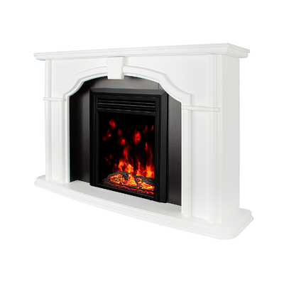 Електрическа камина Sherlock & Cris, Art Flame, 850x1300x330 мм, 1500 W, Звуков ефект, 10 цвята на пламъка, Tермостат, Tаймер