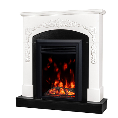 Електрическа камина Casanova & Cris, Art Flame, 975x900x250 мм, 1500 W, Звуков ефект, 10 цвята на пламъка, Tермостат, Tаймер