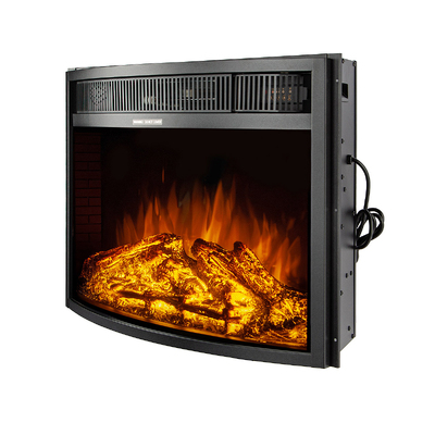 Електрическа камина за вграждане Ararat, Art Flame, 495x660x310 mm, 1950W, Звуков ефект, 5 нива на интензивност на пламъка, Таймер