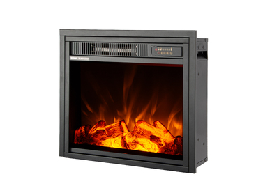 Електрическа камина за вграждане Dionis, Art Flame, 430x487x154 mm, 1500W, 2 нива на отопление, 5 нива на интензивност на пламъка, Таймер