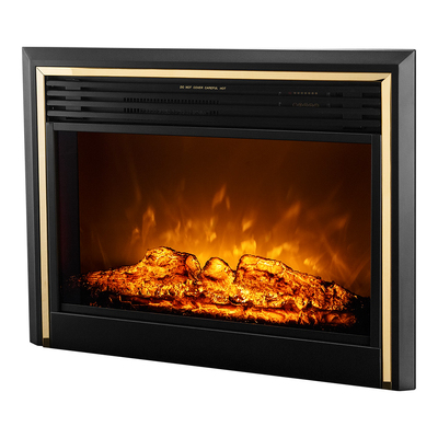 Електрическа камина за вграждане Richi, Art Flame, 654x816x232 mm, 1950 W, Звуков ефект, 5 нива на интензивност на пламъка, Таймер